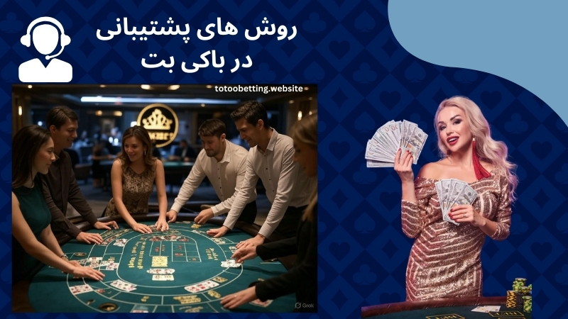 روش های پشتیبانی در باکی بت